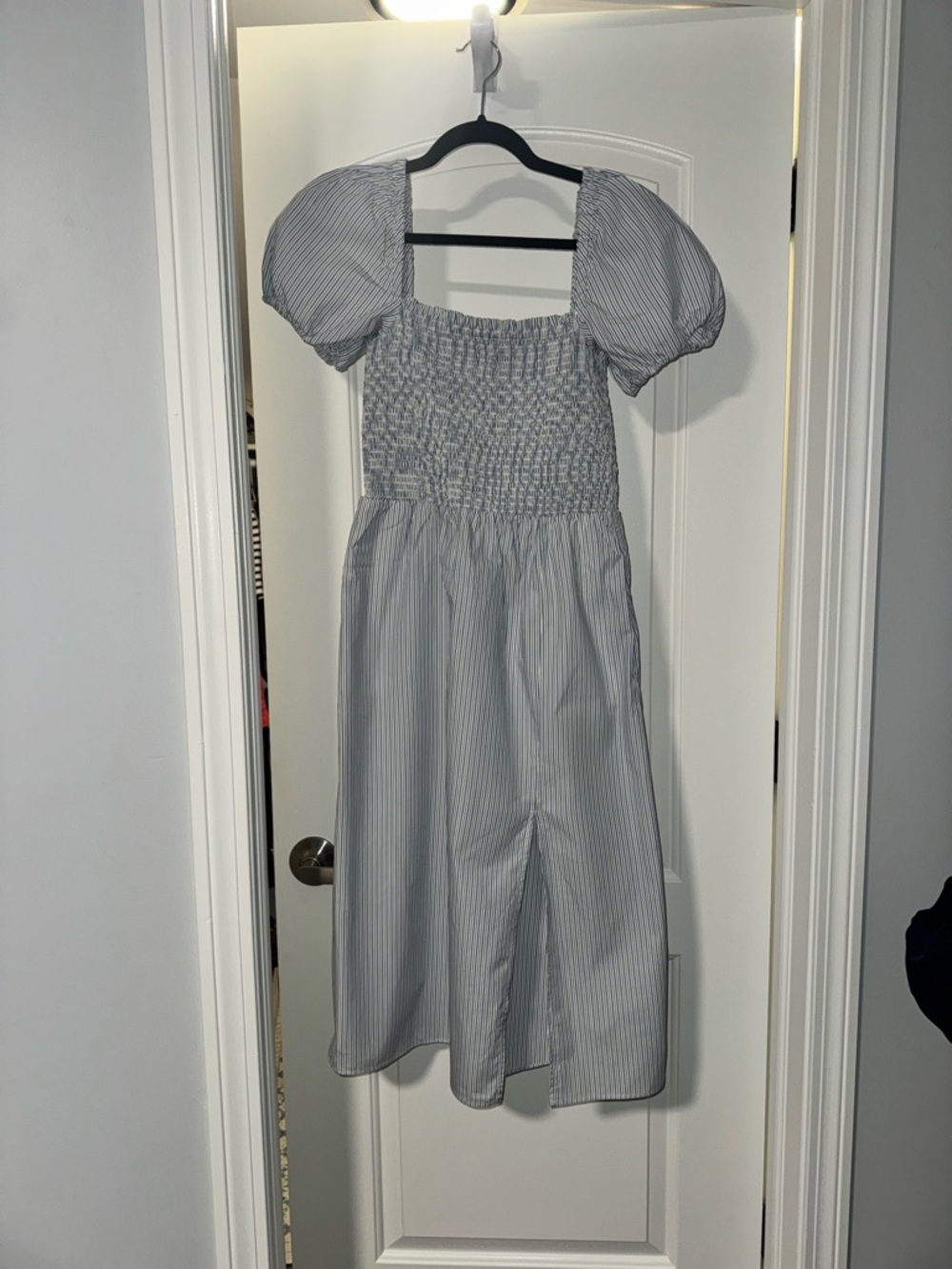 JCREW Blue & White Strip Dress